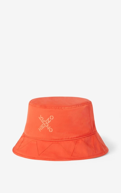 Kenzo Men Kenzo Sport 'little X' Bucket Hat Deep Orange